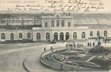 First Kortrijk railway station