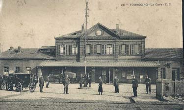 The first Tourcoing railway station