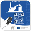 the Industriana-label with QR code